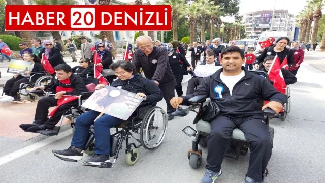Umut çocuklarından farkındalık yürüyüşü