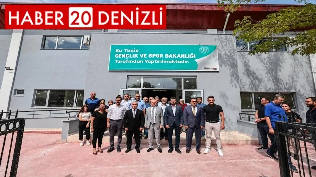 Çardak Kapalı Spor Salonu ve Gençlik Merkezi tamamlandı