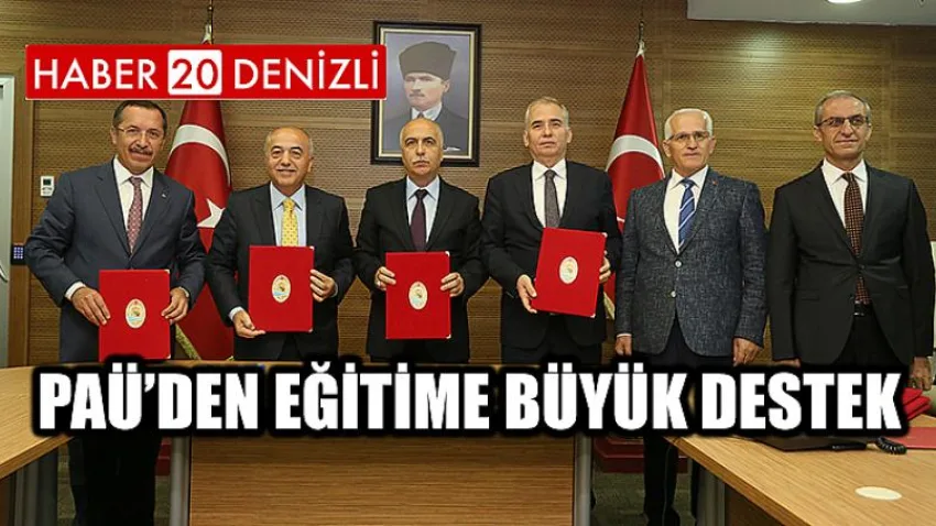 PAÜ’den Eğitime Büyük Destek