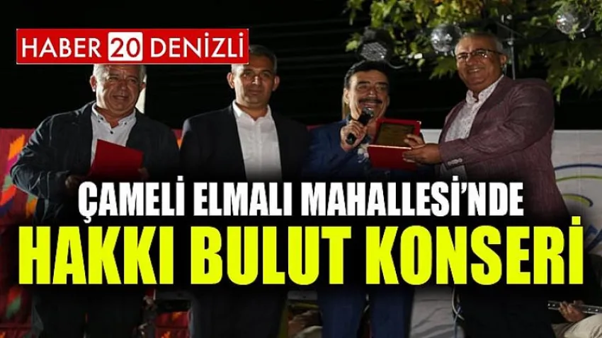 Elmalı Mahallesi'nde Hakkı Bulut Konseri