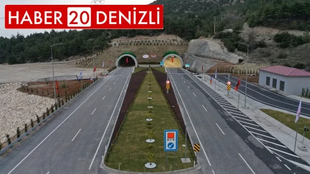 Ege ve Akdeniz’i birbirine bağlayan Honaz Tüneli açılıyor