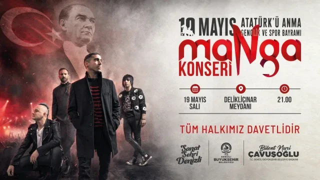 Denizli Büyükşehir Belediyesi 19 Mayıs Gençlik ve Spor Bayramı ve Kurban Bayramı Etkinlik Duyruları