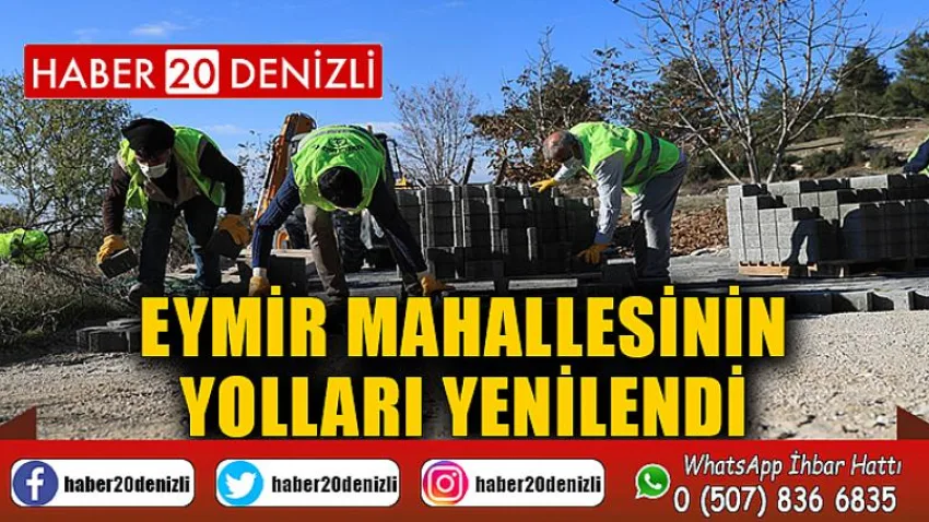Eymir Mahallesinin Yolları Yenilendi