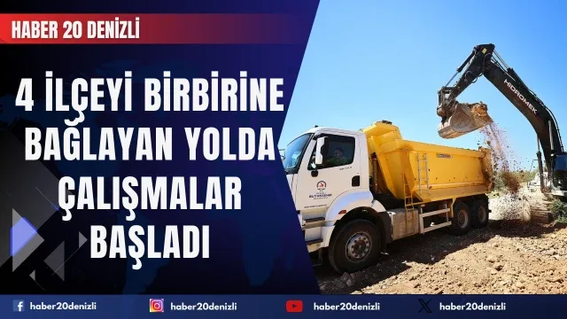Gömce–İmrallı yoluna Büyükşehir dokunuşu 4 ilçeyi birbirine bağlayan yolda çalışmalar başladı