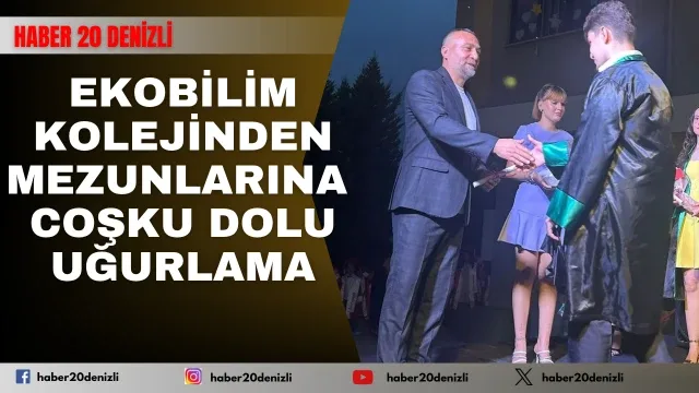 Ekobilim Kolejinden mezunlarına duygu ve coşku dolu uğurlama