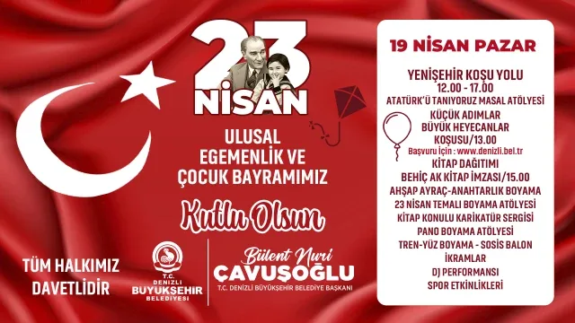 Denizli Büyükşehir Belediyesi 23 Nisan Etkinlikleri