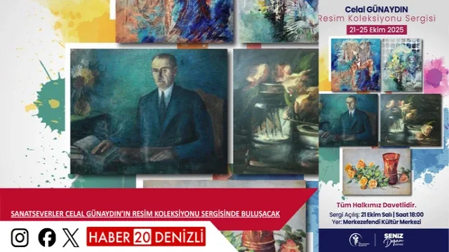 Sanatseverler Celal Günaydın’ın Resim Koleksiyonu Sergisinde Buluşacak