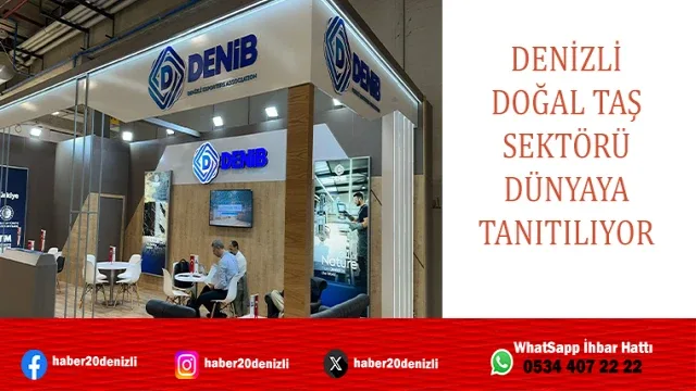 Denizli doğal taş sektörü dünyaya tanıtılıyor
