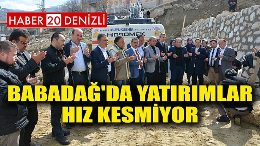 Babadağ'da Yatırımlar Hız Kesmiyor