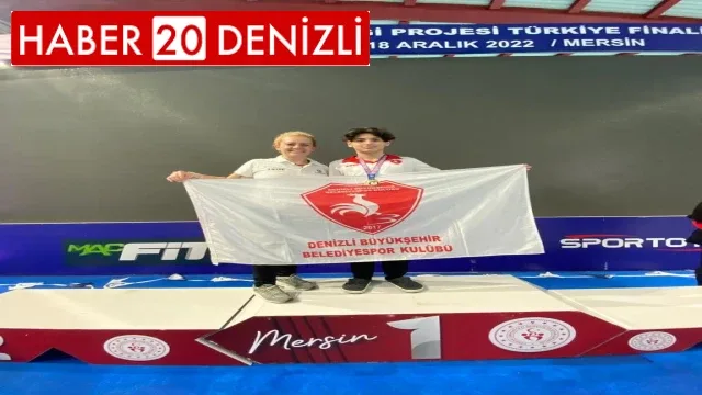 Denizlili yüzme takımı 34 madalya ile şampiyonaya damgasını vurdu