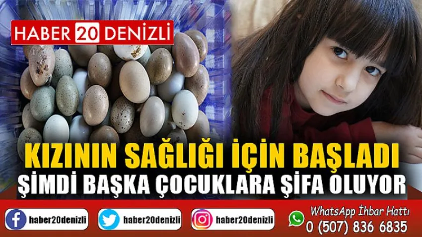 Kızının sağlığı için başladı, şimdi başka çocuklara şifa olsun diye üretiyor