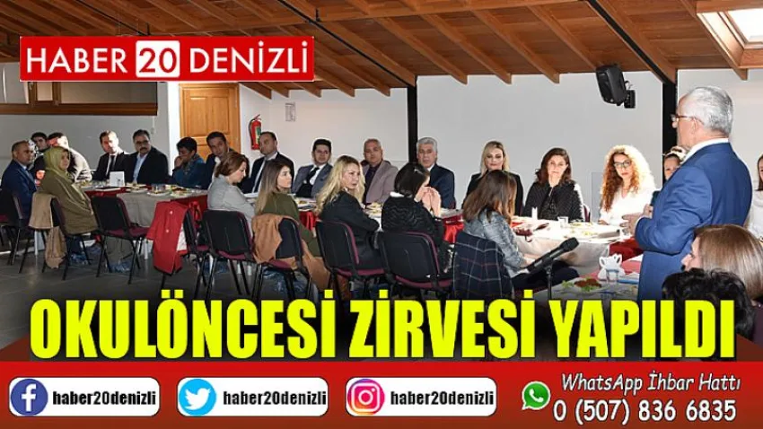 Okulöncesi Zirvesi Yapıldı