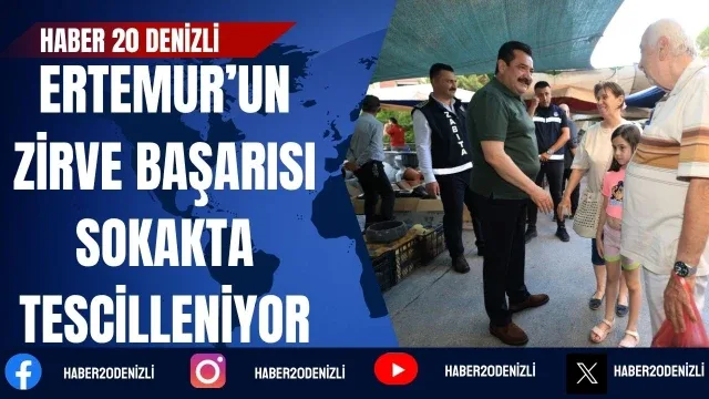Başkan Ertemur’un Zirve Başarısı Sokakta Tescilleniyor