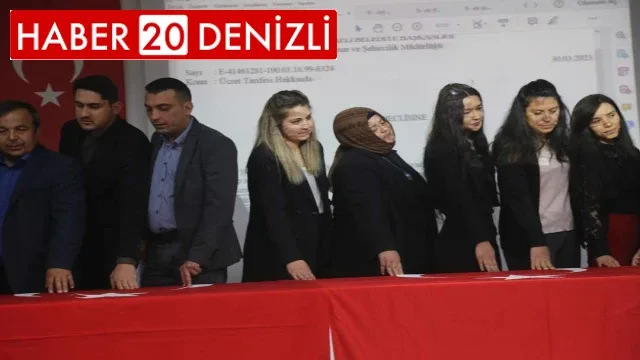 Çameli Belediyesinde yeni memurlar yemin etti