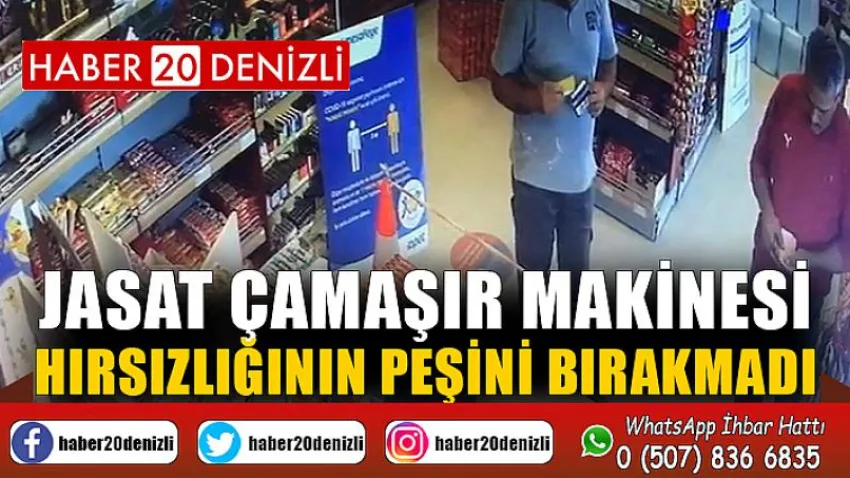 JASAT çamaşır makinesi hırsızlığının peşini bırakmadı