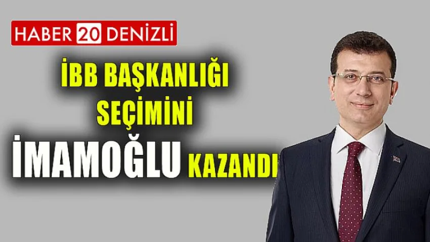 İbb Başkanlığı Seçimini İmamoğlu Kazandı