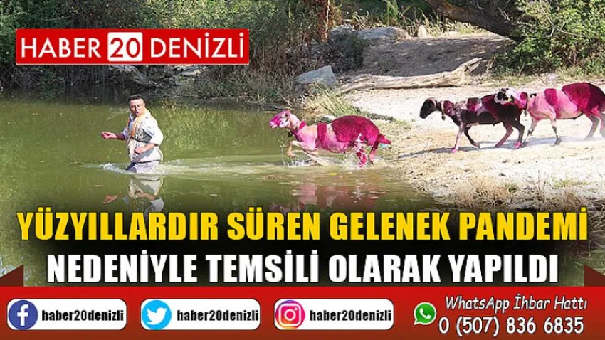 Yüzyıllardır süren gelenek pandemi nedeniyle temsili olarak yapıldı