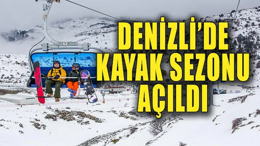 Denizli'de Kayak Sezonu Açıldı