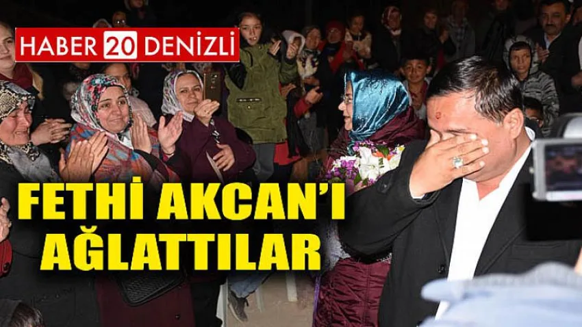 Fethi Akcan’ı Ağlattılar