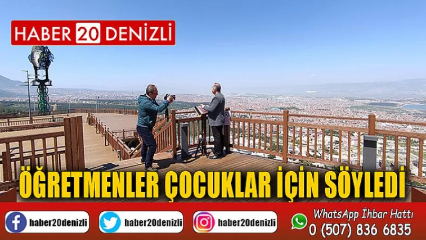 Öğretmenler çocuklar için söyledi