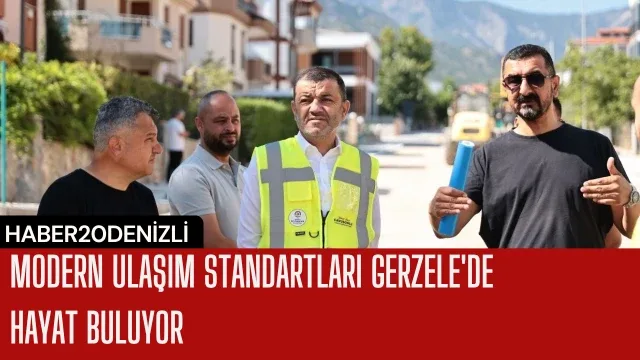 Modern ulaşım standartları Gerzele'de hayat buluyor