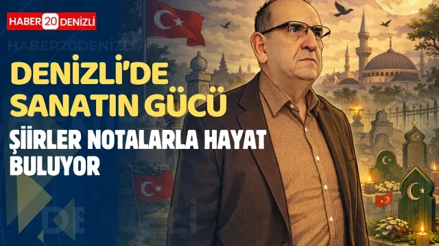 Denizli’de Sanatın Gücü: Şiirler Notalarla Hayat Buluyor