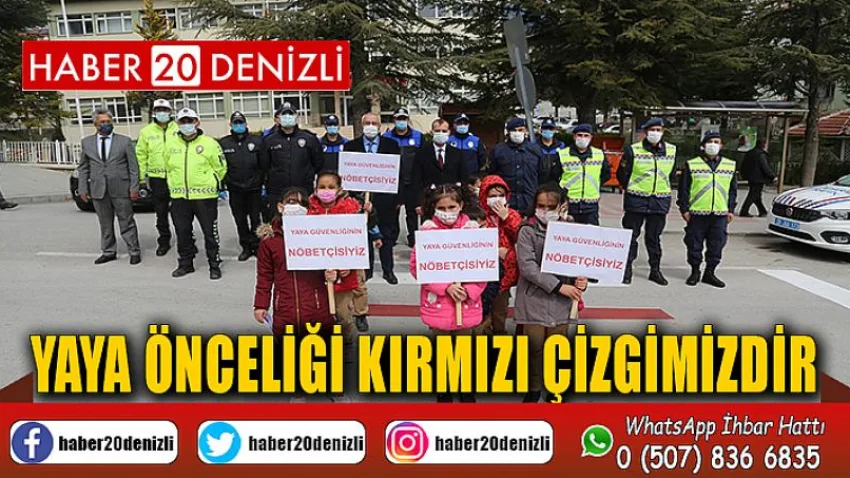 Yaya Önceliği Kırmızı Çizgimizdir