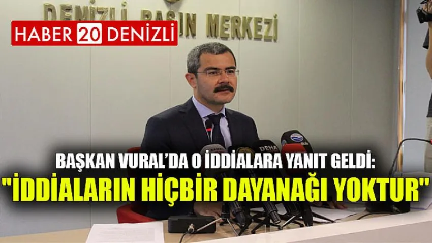 ''İddiaların Hiçbir Dayanağı Yoktur''