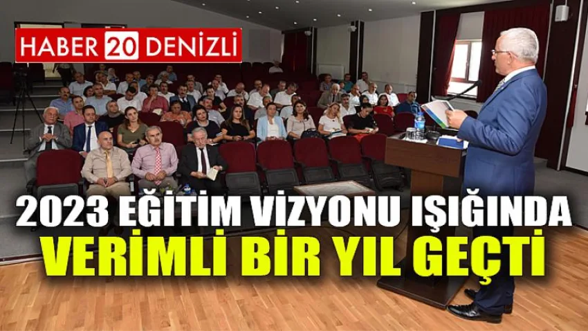 2023 Eğitim Vizyonu Işığında Verimli Bir Yıl Geçti