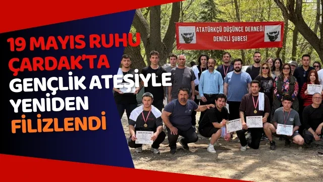 ​19 Mayıs Ruhu Çardak’ta Gençlik Ateşiyle Yeniden Filizlendi