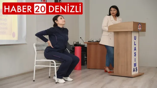 Ulaşım şoförlerine 'omurga sağlığı' eğitimi