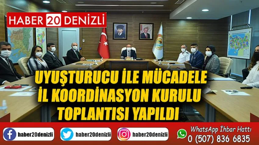 Uyuşturucu ile Mücadele İl Koordinasyon Kurulu Toplantısı yapıldı