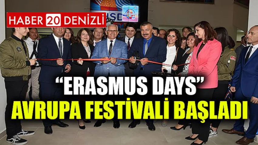 “Erasmus Days” Avrupa Festivali Başladı