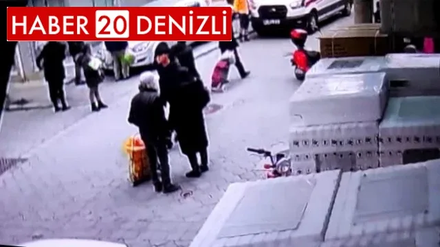 Saplantılı şahsın çocuğunun gözü önünde bıçakladığı kadını esnaf kurtardı