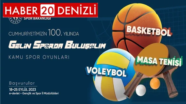 Denizli'de kamu spor oyunları için çalışmalar hızlandı