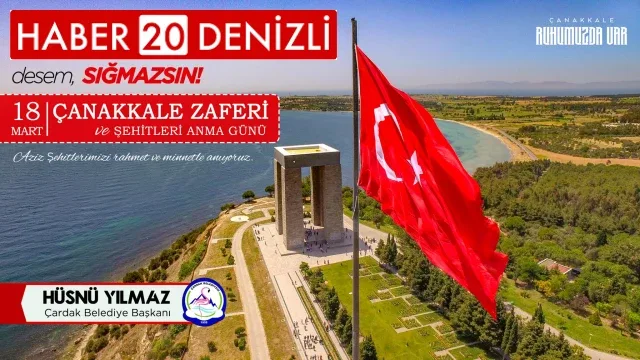 çardak belediye başkanı 18 mart mesajı yayınladı