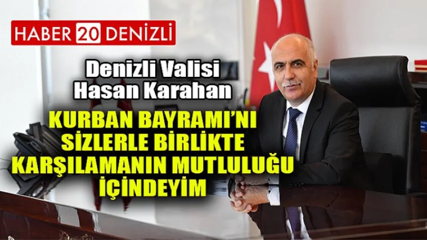 Kurban Bayramı’nı sizlerle birlikte karşılamanın mutluluğu içindeyim