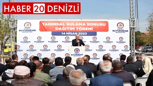 Büyükşehir’den tarımsal sulamada rekor destek