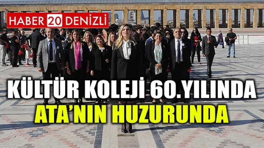 Kültür Koleji 60.Yılında Ata’nın Huzurunda