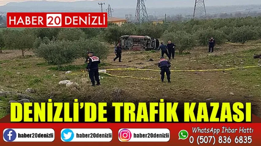 Denizli’de trafik kazası