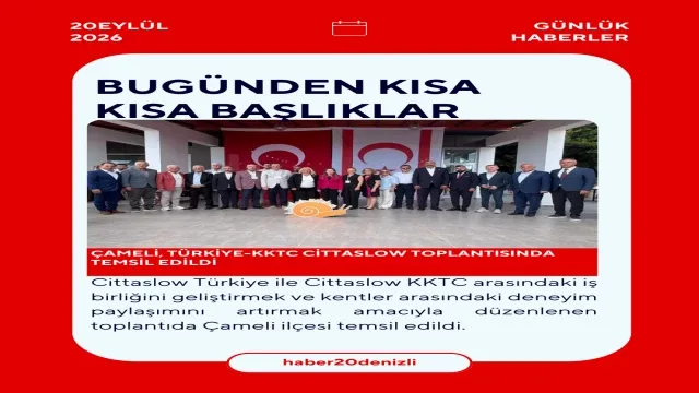 Çameli, Türkiye-KKTC Cittaslow toplantısında temsil edildi