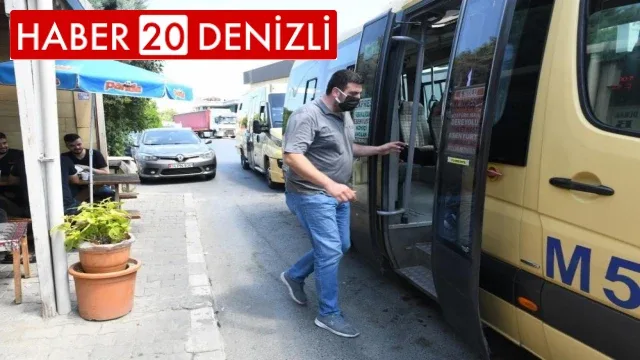 Denizli'de dolmuş ücretlerine zam