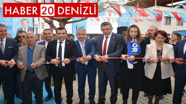 Başkan Ali Atlı, Babadağ'da iki seçim koordinasyon merkezini birden açtı