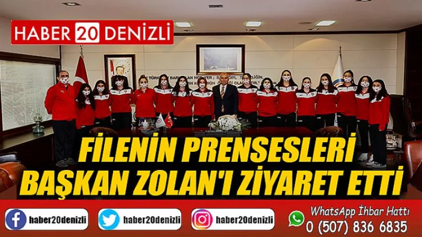 Filenin Prensesleri Başkan Zolan'ı ziyaret etti