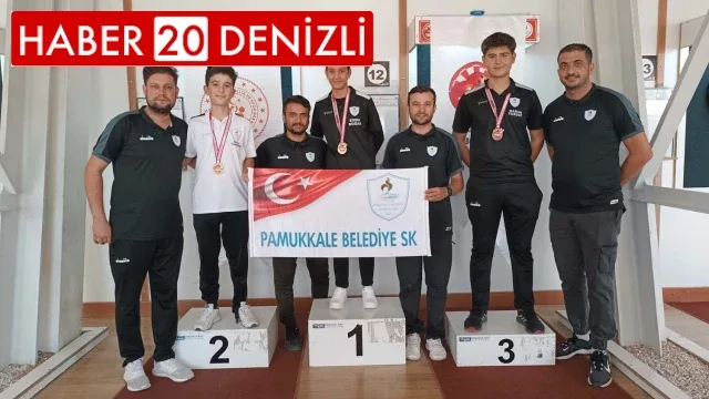 Pamukkale Belediyesporlu İsimlerden 11 Madalya