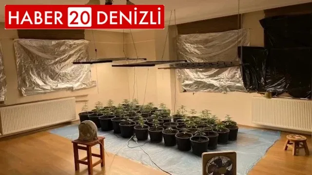 Evin içerisinde düzenek kurup uyuşturucu ticareti yapan 8 şüpheli tutuklandı