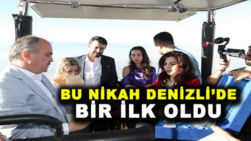 Bu Nikah Denizli'de Bir İlk Oldu