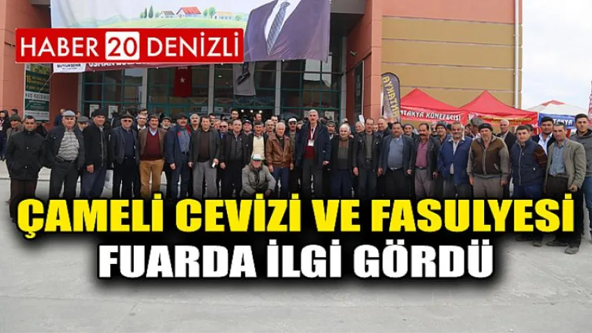 Çameli Cevizi ve Fasulyesi Fuarda İlgi Gördü