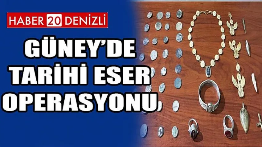 Güney’de Tarihi Eser Operasyonu