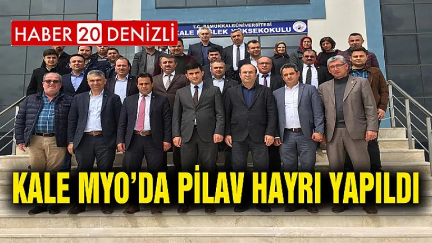 Kale MYO’da Pilav Hayrı Yapıldı